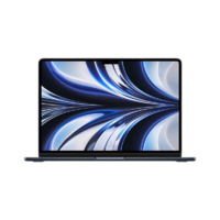 Apple 苹果 MacBook Air 2022款 M2 芯片版 13.6英寸 轻薄本 午夜色 (M2 8核、核芯显卡、8GB、256GB SSD、2.5K、IPS、MLY33CH/A）