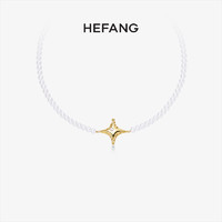 HEFANG Jewelry 何方珠宝 HEFANG何方告白气球珍珠手链14K金时尚设计星星吊坠手饰女送礼物