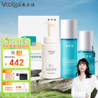 敷尔佳 积雪草舒缓4件套（面膜5片+水100ml+乳50ml+洁颜泡泡150ml） 积雪草4件套（水+乳+洁面+面膜）