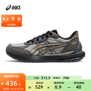 ASICS 亚瑟士 运动休闲鞋男鞋女鞋复古时尚虎爪纹休闲鞋 TARTHER SC 2.0 灰色/黑色 42