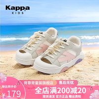 Kappa 卡帕 Kids卡帕儿童凉鞋2024夏季新款镂空透气沙滩鞋