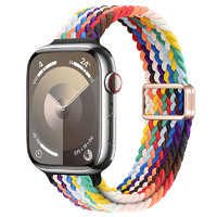 Damon Light 适用于Apple watch系列小蛮腰编织表带弹力磁吸透气Ultra/8/SE