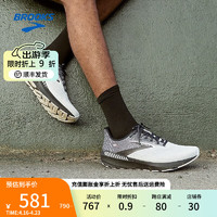 布鲁克斯（BROOKS）男轻盈缓震女透气耐磨疾速跑鞋Launch 启速10 【男/支撑版】黑色/黑珍珠/白色 37.5