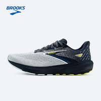 布鲁克斯（BROOKS）男轻盈缓震女透气耐磨疾速跑鞋Launch 启速10 【男】鸢蓝/浅蓝灰/硫磺黄 44.5