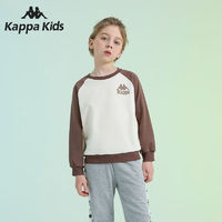 Kappa 卡帕 Kids背靠背卡帕童装男女童春装卫衣男女新款儿童中大童春秋潮流上 【KZC23A001】玫红 120