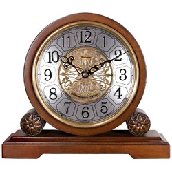 威灵顿 座钟 欧式客厅大号实木台钟创意钟表复古摆件床头表中式时钟 T20225