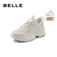 BeLLE 百丽 厚底闪穿老爹鞋24季网面透气B2H1DBM4