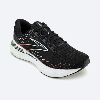 BROOKS 布鲁克斯 运动跑鞋充氮女士鞋柔软缓冲 Glycerin 20甘油 黑色/红色/欧泊绿 35.5