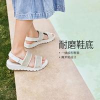 SKECHERS 斯凯奇 女鞋一字带凉鞋户外休闲沙滩凉鞋运动凉鞋女春夏季