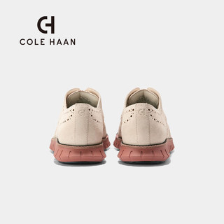 colehaan/歌涵 男士牛津鞋 2024春夏商务通勤镂空透气休闲鞋C39018 米灰色 40