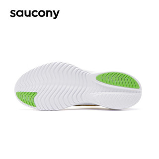 Saucony索康尼菁华14跑鞋女夏季全能轻量训练减震跑步运动鞋子Kinvara 14 黄35【异镜世界配色】 37