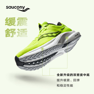 Saucony索康尼坦途跑鞋女夏季透气跑步鞋轻量减震支撑训练跑步运动鞋 黄75 37