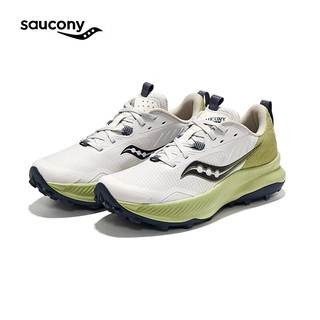 Saucony索康尼BLAZE TR炽焰户外越野跑鞋男运动鞋24年防滑登山徒步鞋 白绿110【女款】 37