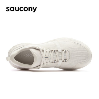 Saucony索康尼跑步鞋通勤男鞋24夏季减震跑鞋男女运动鞋TRIUMPH CMT 米2（(男女同款）） 38