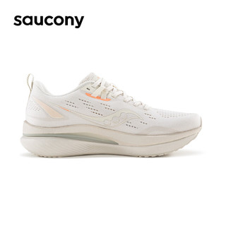 Saucony索康尼TIDE浪潮透气跑鞋男鞋入门进阶夏季减震训练运动鞋子男女 卡基7【男款】 42.5