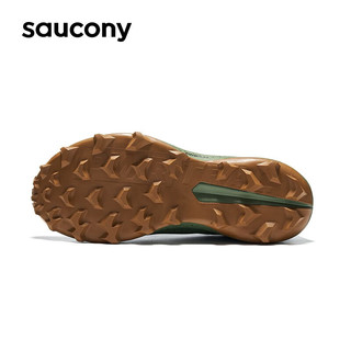 Saucony索康尼游隼13夏季男鞋户外防滑越野跑鞋 绿黑30【ST高帮】 43