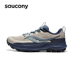 Saucony索康尼游隼13夏季男鞋户外防滑越野跑鞋 米兰20 40.5