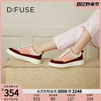 D:FUSE DFuse秋季拼色厚底休闲德训鞋板鞋女平底鞋DF23112144