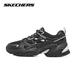 SKECHERS 斯凯奇 官方旗舰店春夏季新款机甲鞋男子机能系列老爹鞋潮流运动鞋