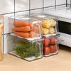 XINGYOU 星优 冰箱收纳盒 PET食品级保鲜盒厨房整理盒食物蔬菜储存冷冻水果日 高级透明色-大号