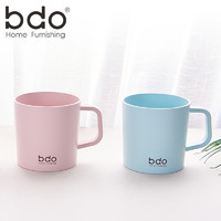 bdo 儿童漱口杯刷牙杯牙刷牙杯宝宝口杯卫生间洗漱水杯家用牙缸2个