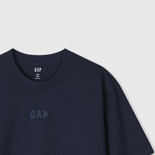 Gap 男女春季圆领短袖T恤 885843 海军蓝 XXL