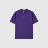 Gap 男女春季圆领短袖T恤 885843 紫色 M