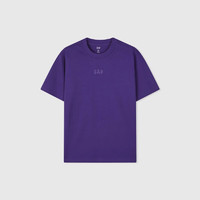 Gap 男女春季圆领短袖T恤 885843 紫色 S