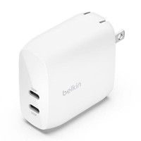 百亿补贴：belkin 贝尔金 WCB010 手机充电器 双Type-C 60W 白色