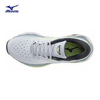 美津浓（MIZUNO）运动鞋男专业回弹科技轻量运动跑步鞋WAVE HORIZON6 01/灰绿色/灰色(女) 42.5