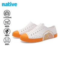 native 男女洞洞鞋Jefferson系列水果半圆  白色|橙子半圆|橙色 39