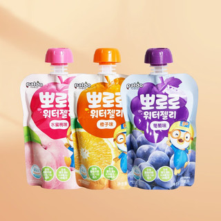 Pororo 啵乐乐儿童饮料韩国果冻（水蜜桃味）120ml
