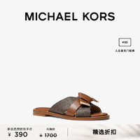 MICHAEL KORS 迈克·科尔斯 Addison 女士老花蝴蝶结休闲凉鞋拖鞋