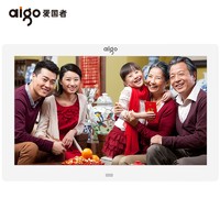 aigo 爱国者 数码相框DPF101 10.1英寸 高清电子相册 居 支持遥控照片音乐视频 官方标配