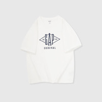 Gap 男女夏季圆领纯棉短袖T恤 884791 白色 L
