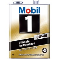 Mobil 美孚 日本本土版 金装美孚1号全合成铁罐汽机油 0W-40 SN级4L