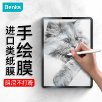 Benks 邦克仕 ipad pro11/air5/air4类纸膜 通用2022/2021年11/10.9英寸 苹果保护膜磨砂绘画防指纹