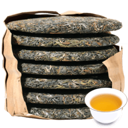 勐洛小寨 7饼整提装2499克  普洱茶生茶2021春茶