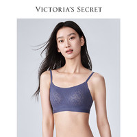 VICTORIA'S SECRET 经典小雏菊老花蕾丝返定杯薄杯无钢圈小背心文胸Ⅰ 99L7长春花蓝老花 11216630 S