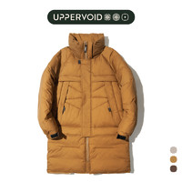 UPPERVOID 二普纬度加厚中长可拆卸棉衣外套冬季保暖户外棉服男女