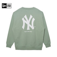 NEW ERA 纽亦华 卫衣男女同款MLB 圆领上衣 -绿色/NY M