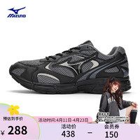 美津浓（MIZUNO）【SPEED 2K】运动鞋透气慢跑鞋子男女缓震舒适跑步鞋 07/黑/烟熏灰 44.5