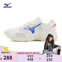 美津浓（MIZUNO）【SPEED 2K】运动鞋透气跑鞋厚底老爹鞋子男女缓震舒适跑步鞋 08/棉白/笋色/蓝/红 38