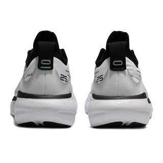 亚瑟士ASICS跑步鞋男鞋缓震运动鞋回弹耐磨跑鞋GEL-NIMBUS 25【YS】 白色/黑色(常规款) 44.5