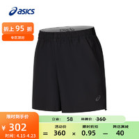 亚瑟士ASICS短裤女子舒适跑步反光运动裤时尚百搭透气 2012D052-001 黑色 XS