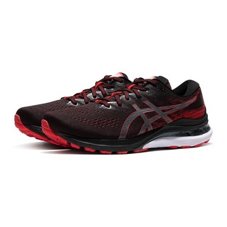 亚瑟士ASICS男鞋跑鞋稳定宽楦运动鞋跑步鞋 GEL-KAYANO 28（2E）【HB】 黑色/红色 42