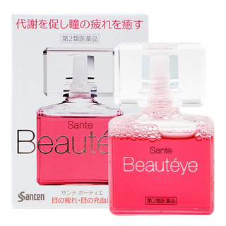 日本参天fx眼药水缓解视力抗疲劳眼干眼涩眼药水滴眼液MT Beauteye 玫瑰1盒