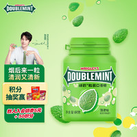 DOUBLEMINT 绿箭 口香糖原味薄荷味约40粒64g/瓶 零食糖果清新口气糖