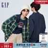 Gap 盖璞 男女装春季2024新款美式复古风大G夹克双面穿棒球服外套877536