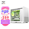 aigo 爱国者 YOGO Q1白色 台式电脑主机箱 MATX桌面小机箱